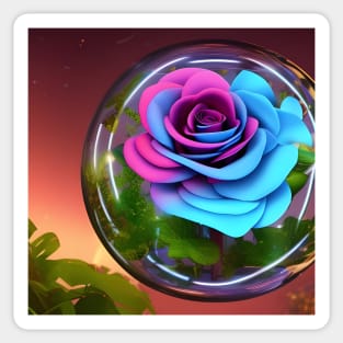 Magical Rose Ball Sticker